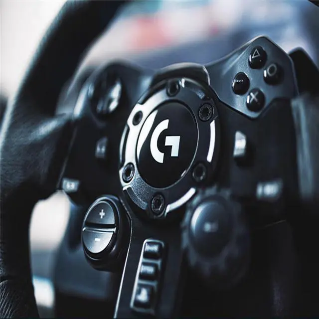 Alt view image 7 of 7 - Logitech G29 Gaming Steering Wheel Shifter, Racing Steering Wheel Shifter, Made of Steel and Leather for Durability, Racing Steering Wheel Shifter for Logitech G29 and G923 G920,Black