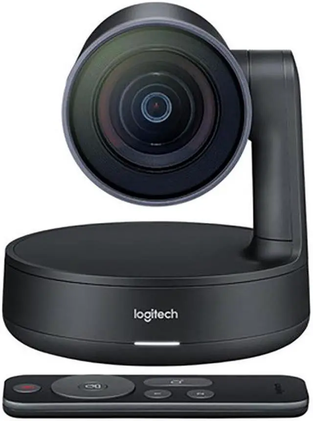 Alt view image 2 of 7 - Logitech CC4900E Business HD Conference Webcam, Large Meeting Room Equipment, Ultra HD Imaging System , 1080p 30fps, camera, Tilt, and Zoom, IR Remote Control or Control via Console, Black