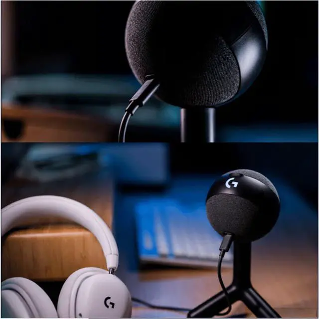 Alt view image 6 of 7 - Logitech G Yeti Orb Condenser RGB Gaming Microphone,  with LIGHTSYNC, USB Mic for Streaming, Cardioid, USB Plug and Play for PC/Mac - black