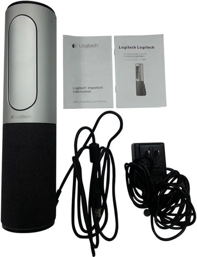 Alt view image 7 of 7 - Logitech CC2000E Mobile Office Video conferencing Webcam, Large Meeting Room Equipment, Videoconferencing, 1080p 30fps, camera, Tilt, and Zoom, IR Remote Control or via Console, Black Grey