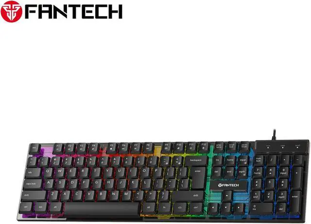 Alt view image 2 of 7 - FANTECH P31 Wired Gaming Keyboard & Mouse & Mouse Pad 3-Piece Set, Gaming, RGB Keyboard, 3600 DPI Mouse, SPEED SURFACE MATERIAL Mouse Pad, for PC Game Sets Windows macOS, Black