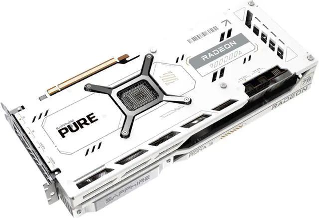 Alt view image 5 of 7 - SAPPHIRE Tech PURE Radeon RX 7900 XT 20GB OC Gaming Graphics Card,  RDNA 3, 20 Gbps, PCIe 4.0, GDDR6, HDMI 4K, DisplayPort 2.1a, Dual Ball Bearing Fans, Digital Power Design, WHITE