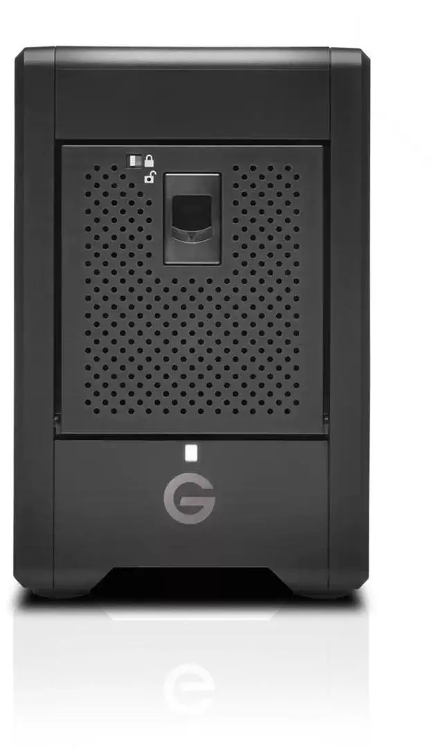Alt view image 2 of 14 - SanDisk Professional Extreme SHUTTLE 4-Bay Enterprise Hard Drive with Hardware RAID, Dual Thunderbolt 3/USB-C Interfaces High Speed 1000MB/S, Daisy Chain 5 Devices, Mac/Win Compatible, EDHD, 48TB