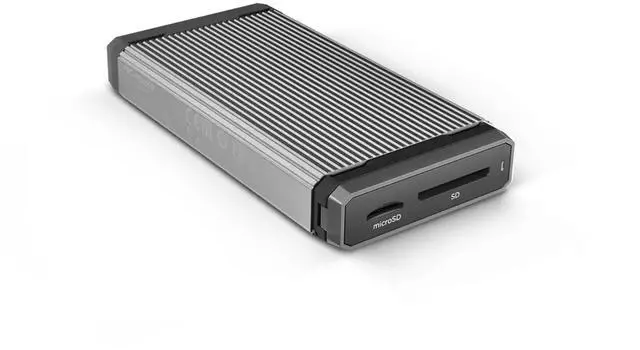 Main image of SanDisk Professional PRO-READER SD and microSD Card Reader, Multi-Slot Compatible with UHS-I SD and microSD Memory Cards/PRO-DOCK 4 Docking Station, USB-C Port, Mac/Win Compatible, Write Protected