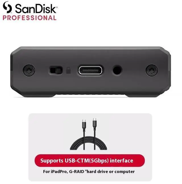 Alt view image 7 of 12 - SanDisk Professional PRO-READER SD and microSD Card Reader, Multi-Slot Compatible with UHS-I SD and microSD Memory Cards/PRO-DOCK 4 Docking Station, USB-C Port, Mac/Win Compatible, Write Protected