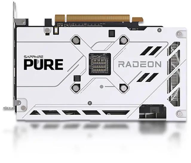Alt view image 5 of 7 - SAPPHIRE TECH PURE Radeon RX 6600 8G D6 Graphics Card, 2491 MHz , 8GB, 128 bit, GDDR6, 14 Gbps ,RDNA 2 Architecture, PCI-Express 4.0 x8, 1080P, 140W (Board Power), White