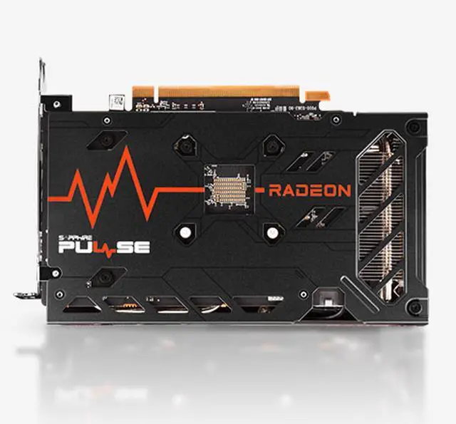 Alt view image 5 of 7 - SAPPHIRE Tech PULSE Radeon RX 6500 XT Video Card,  11314-01-20G,oc, Graphics card, 2825 MHz, 4GB, 64-bit, GDDR6, 18 Gbps, RDNA 2