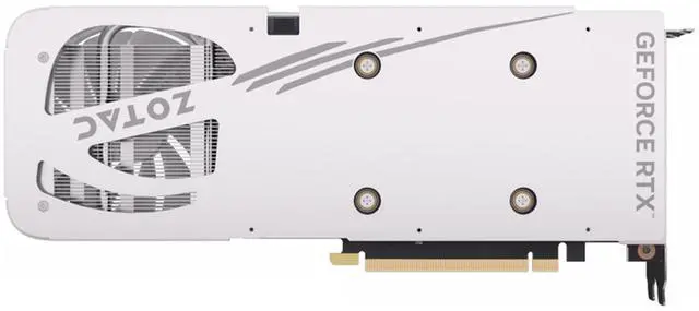 Alt view image 3 of 7 - ZOTAC GeForce RTX 4060Ti-16GB Moon White OC Graphics Card, Gaming, AI Design, Video Editing, 3D Rendering, 3 x DP, 1 x HDMI, 8GB GDDR6, 128-bit, Express 4.0 8x, 2565 MHz, 18 Gbps
