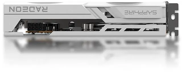 Alt view image 3 of 7 - SAPPHIRE Tech PURE Radeon RX 6600 8G D6 Graphics Card, 2491 MHz , 8GB, 128 bit, GDDR6, 14 Gbps ,RDNA 2 Architecture, PCI-Express 4.0 x8, 1080P, 140W (Board Power), White