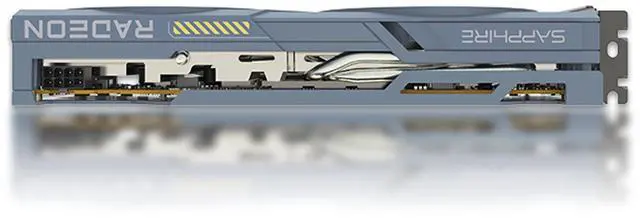 Alt view image 3 of 7 - Sapphire Tech Starry Sky AMD Radeon RX 6750 GRE Gaming Graphics Card, 2495 MHz, 10GB, 160 bit, GDDR6, 16 Gbps, RDNA 2, HDMI: 7680×4320; DisplayPort1.video card
