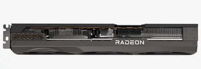 Alt view image 3 of 5 - Sapphire Tech Blackdiamond Radeon RX 7650 GRE Graphics Card, gaming video card (computer), 8GB GDDR6 128 bit 2695 MHz 18 Gbps, RDNA 3 Architecture, PCI-Express 4.0