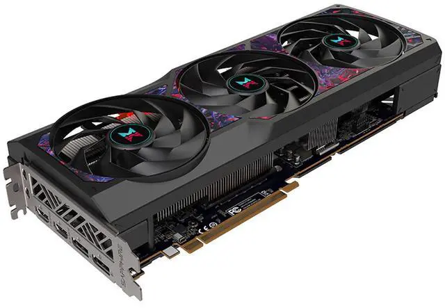 Alt view image 3 of 7 - Sapphire tech ONCE HUMAN  RX 7800 XT 16G D Gaming Graphics Card,  RDNA 3, 19.5 Gbps, PCIe 4.0, 16GB GDDR6, HDMI 4K*1, DisplayPort 2.1*3, 256 bit, Digital Power Design, black