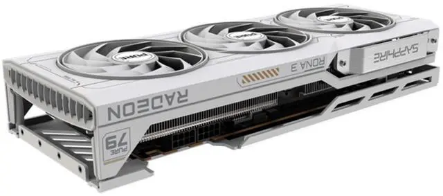 Alt view image 2 of 7 - SAPPHIRE Tech PURE  Radeon RX 7900 XT 20GB OC Gaming Graphics Card,  RDNA 3, 20 Gbps, PCIe 4.0, GDDR6, HDMI 4K, DisplayPort 2.1a, Dual Ball Bearing Fans, Digital Power Design, WHITE