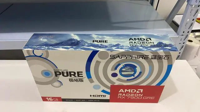 Alt view image 6 of 7 - SAPPHIRE Tech PURE RX7900 GRE 16G D6 OC Gaming Graphics Card, (PCIe 4.0, 16GB GDDR6, HDMI 4K, DisplayPort 2.1a, video card, High TG Copper PCB, Digital Power Design), WHITE