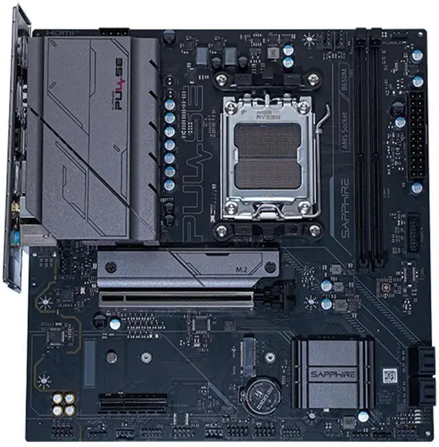 Alt view image 5 of 7 - SAPPHIRE Tech GPU+Motherboard Combo,PURE  Radeon RX 6750 GRE graphics card + PULSE B650M WIFI AM5 Motherboard ( WiFi 6),GPU +motherboard 2-piece set