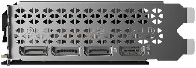 Alt view image 4 of 7 - ZOTAC RTX 4070-12GD6 MOONLIGHT SHADOW OC Graphics Card, Gaming, AI Design, Video Editing, 3D Rendering, 3 x DP, 1 x HDMI, 12GB GDDR6, 192-bit, Express 4.0 16x, 2490MHz, 20 Gbps