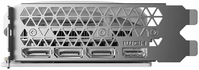 Alt view image 4 of 7 - ZOTAC RTX 4060Ti 16GB Moon White OC Graphics Card, Gaming, AI Design, Video Editing, 3D Rendering, 3 x DP, 1 x HDMI, 8GB GDDR6, 128-bit, Express 4.0 8x, 2565 MHz, 18 Gbps