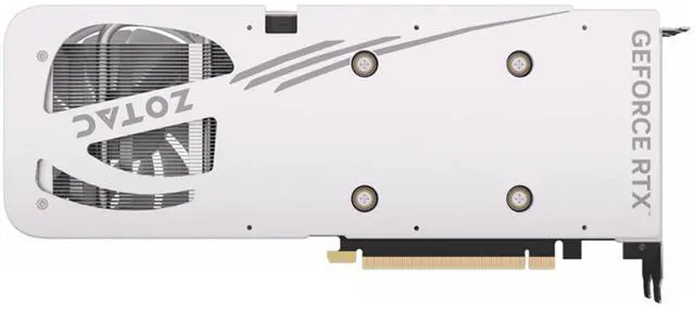 Alt view image 3 of 7 - ZOTAC GeForce RTX 4060Ti-8GB Moon White OC Graphics Card, Gaming, AI Design, Video Editing, 3D Rendering, 3 x DP, 1 x HDMI, 8GB GDDR6, 128-bit, Express 4.0 8x, 2565 MHz, 18 Gbps