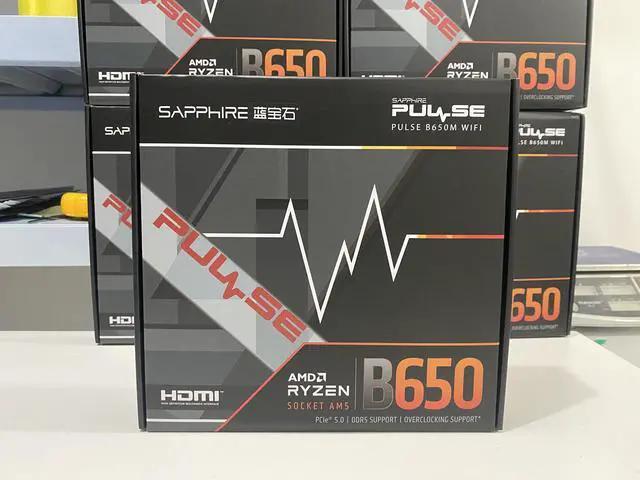 Alt view image 6 of 7 - Sapphire Tech PULSE B650M WIFI Motherboard, Desktop Motherboard, for AMD Razorback 9000/8000/7000 Series Processors, WIFI6+ Bluetooth 5, AMD B650, AM5, 1*PCIE5.0x16,1*PCIE4.0x4, 1*HDMI, 1*DP