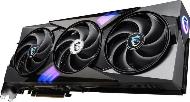 Alt view image 4 of 7 - MSI Gaming GeForce RTX 5080 16GB GDDR7 PCI Express 5.0 Graphics Card RTX 5080 16G GAMING TRIO OC