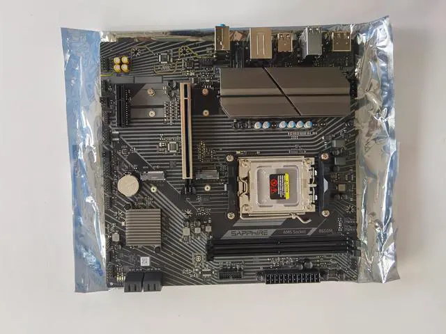 Alt view image 7 of 7 - SAPPHIRE Tech GPU+Motherboard Combo, PULSE A.M.D Radeon RX 7650 GRE 8GB Pulse OC  graphics card + PULSE B620M-E AM5 Motherboard ,GPU +motherboard 2-piece set