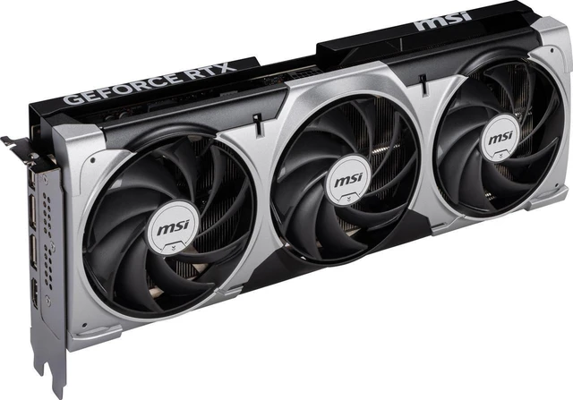 Alt view image 2 of 7 - MSI Ventus GeForce RTX 5070 Ti 16GB GDDR7 PCI Express 5.0 Graphics Card RTX 5070 TI 16G VENTUS 3X OC
