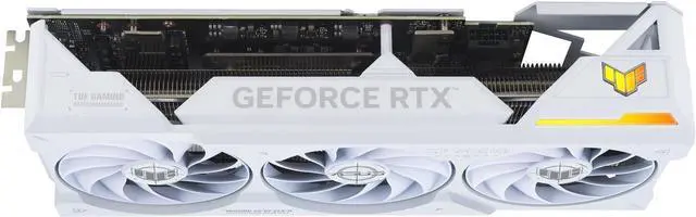 Alt view image 6 of 11 - ASUS TUF Gaming NVIDIA GeForce RTX 4070 Ti SUPER White OC Edition Gaming Graphics Card (PCIe 4.0, 16GB GDDR6X) TUF-RTX4070TIS-O16G-WHITE-GAMING,Refurbish card