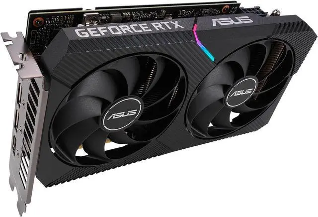 Alt view image 4 of 7 - ASUS Dual GeForce RTX 3060 Graphics Card DUAL-RTX3060-O12G-V2
