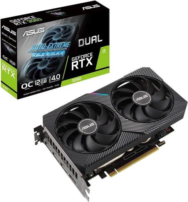 Alt view image 7 of 7 - ASUS Dual GeForce RTX 3060 Graphics Card DUAL-RTX3060-O12G-V2