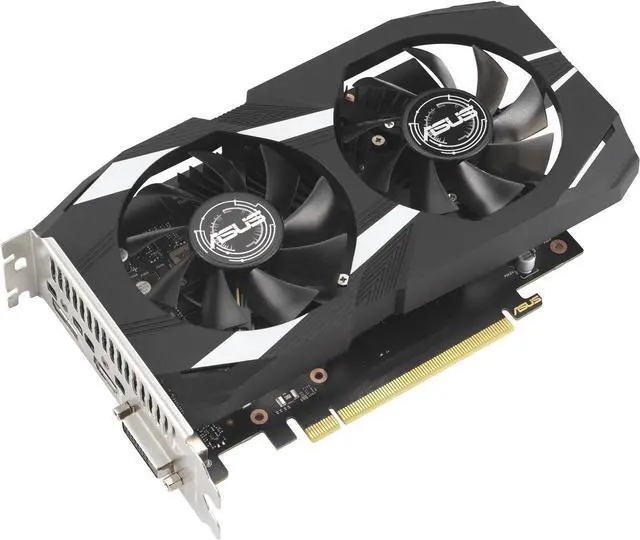 Alt view image 2 of 7 - ASUS Dual NVIDIA GeForce RTX 3050 6GB OC Edition Gaming Graphics Card - PCIe 4.0, 6GB GDDR6 Memory, HDMI 2.1, DisplayPort 1.4a, 2-slot Design, Axial-tech Fan Design, 0dB Technology, DUAL-RTX3050-O6G
