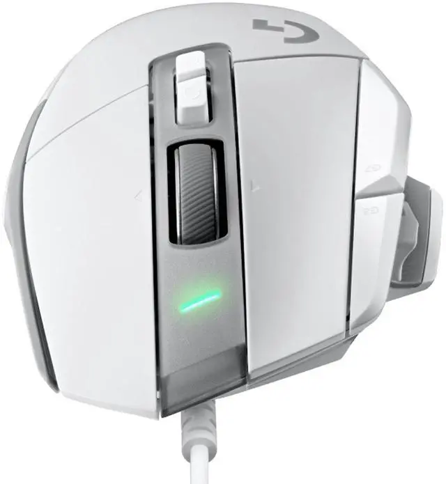 Alt view image 4 of 7 - Logitech (G) G502X  wired Gaming Mouse,  RGB with Weighted Macro Programming, 25600DPI, 13 buttons,  Laptop Big Hand Mouse,for Windows® 7 or later/macOS 10.11 or later/ChromeOS, white