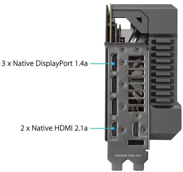 Alt view image 7 of 7 - ASUS TUF Gaming GeForce RTX 4090 Gaming Graphics Card (PCIe 4.0, 24GB GDDR6X, HDMI 2.1a, DisplayPort 1.4a) TUF-RTX4090-24G-GAMING