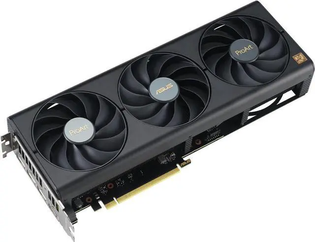 Alt view image 3 of 7 - ASUS ProArt GeForce RTX 4070 SUPER OC Edition Graphics Card (PCIe 4.0, 12GB GDDR6X, DLSS 3, HDMI 2.1a, DisplayPort 1.4a) PROART-RTX4070S-O12G