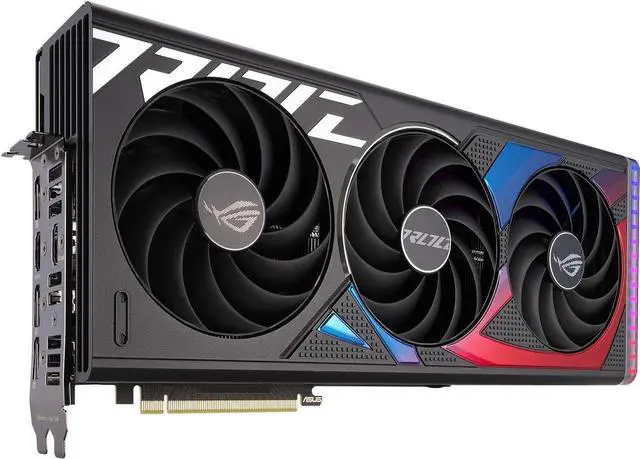 Alt view image 4 of 7 - ASUS ROG Strix GeForce RTX 4070 SUPER Gaming Graphics Card (PCIe 4.0, 12GB GDDR6X, DLSS 3, HDMI 2.1a, DisplayPort 1.4a, Aura Sync) ROG-STRIX-RTX4070S-12G-GAMING