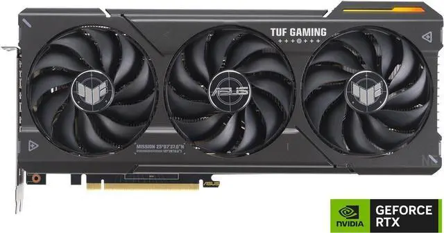 Alt view image 2 of 7 - ASUS TUF Gaming GeForce RTX 4070 SUPER OC Edition Gaming Graphics Card (PCIe 4.0, 12GB GDDR6X, DLSS 3, HDMI 2.1a, DisplayPort 1.4a) TUF-RTX4070S-O12G-GAMING