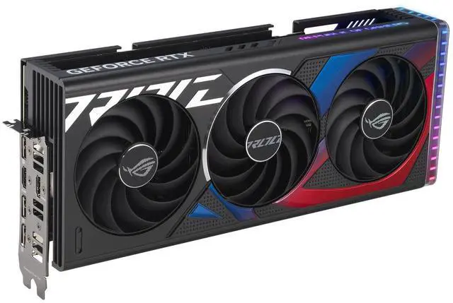 Alt view image 2 of 7 - ASUS ROG Strix GeForce RTX 4070 OC Edition Gaming Graphics Card (PCIe 4.0, 12GB GDDR6X, DLSS 3, HDMI 2.1, DisplayPort 1.4a) ROG-STRIX-RTX4070-O12G-GAMING