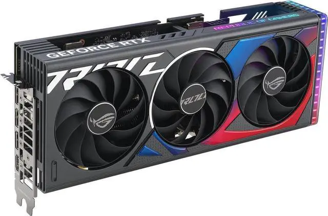 Alt view image 7 of 7 - ASUS ROG Strix GeForce RTX 4060 Ti Gaming Graphics Card (PCIe 4.0, 8GB GDDR6, DLSS 3, HDMI 2.1, DisplayPort 1.4a) ROG-STRIX-RTX4060TI-8G-GAMING