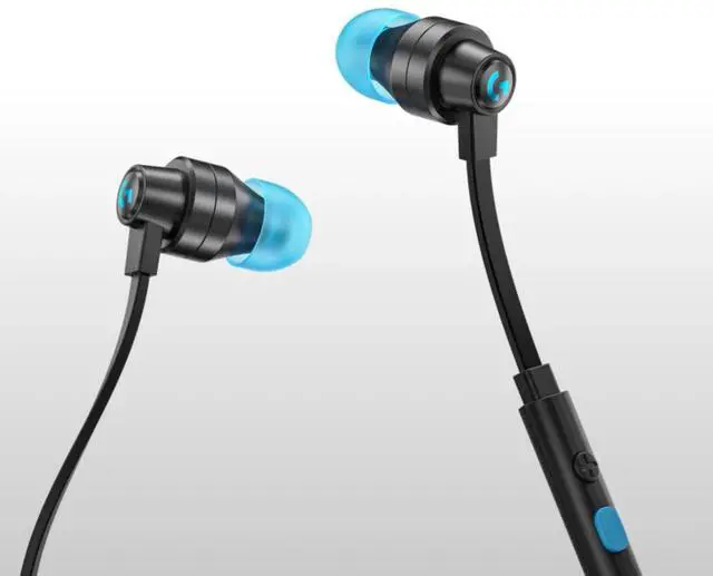 Alt view image 6 of 7 - Logitech G333 Wired VR Earphones for Oculus Quest 2 - Oculus Ready - Custom-length Cable and Straps - Dual Driver Audio Designed for Gaming - Durable Aluminum Housing - Low-Latency 3.5 mm Aux Black