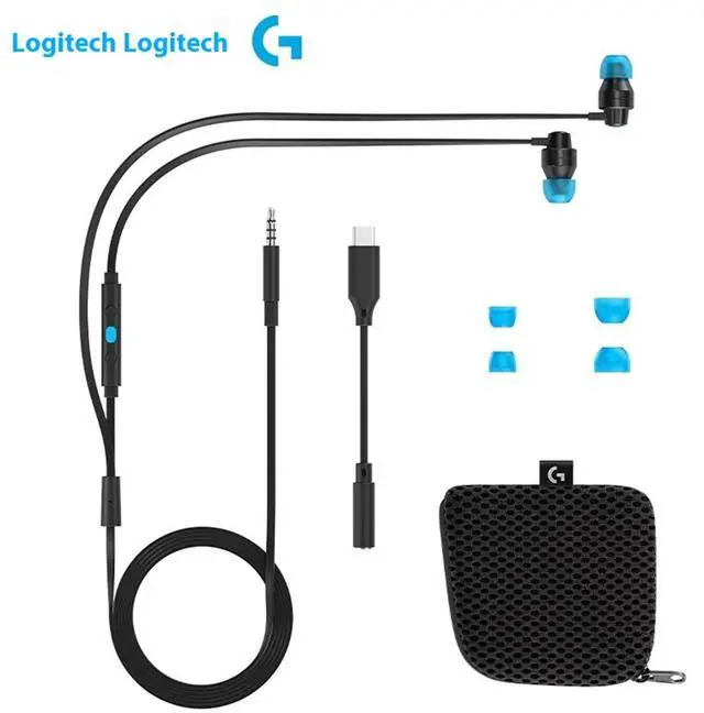 Alt view image 5 of 7 - Logitech G333 Wired VR Earphones for Oculus Quest 2 - Oculus Ready - Custom-length Cable and Straps - Dual Driver Audio Designed for Gaming - Durable Aluminum Housing - Low-Latency 3.5 mm Aux Black