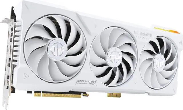 Alt view image 5 of 7 - ASUS TUF Gaming GeForce RTX 4070 Ti SUPER BTF White OC Edition Gaming Graphics Card (Exclusive to ASUS BTF ATX Motherboards, Graphics card high-power gold finger) TUF-RTX4070TIS-O16G-BTF-WHITE