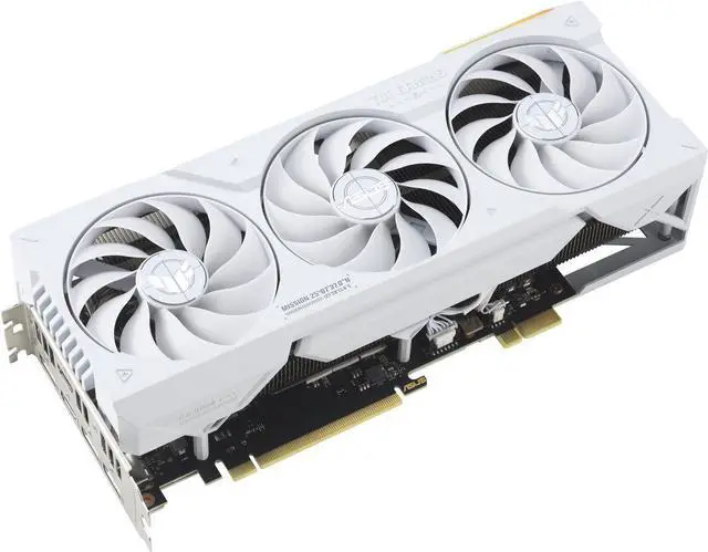 Alt view image 6 of 7 - ASUS TUF Gaming GeForce RTX 4070 Ti SUPER BTF White OC Edition Gaming Graphics Card (Exclusive to ASUS BTF ATX Motherboards, Graphics card high-power gold finger) TUF-RTX4070TIS-O16G-BTF-WHITE