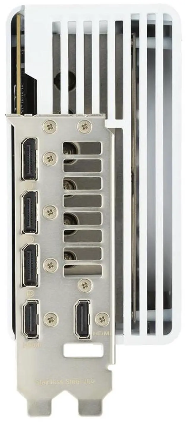 Alt view image 4 of 7 - ASUS ROG Strix GeForce RTX 4090 White OC Edition Gaming Graphics Card (PCIe 4.0, 24GB GDDR6X, HDMI 2.1a, DisplayPort 1.4a) ROG-STRIX-RTX4090-O24G-WHITE