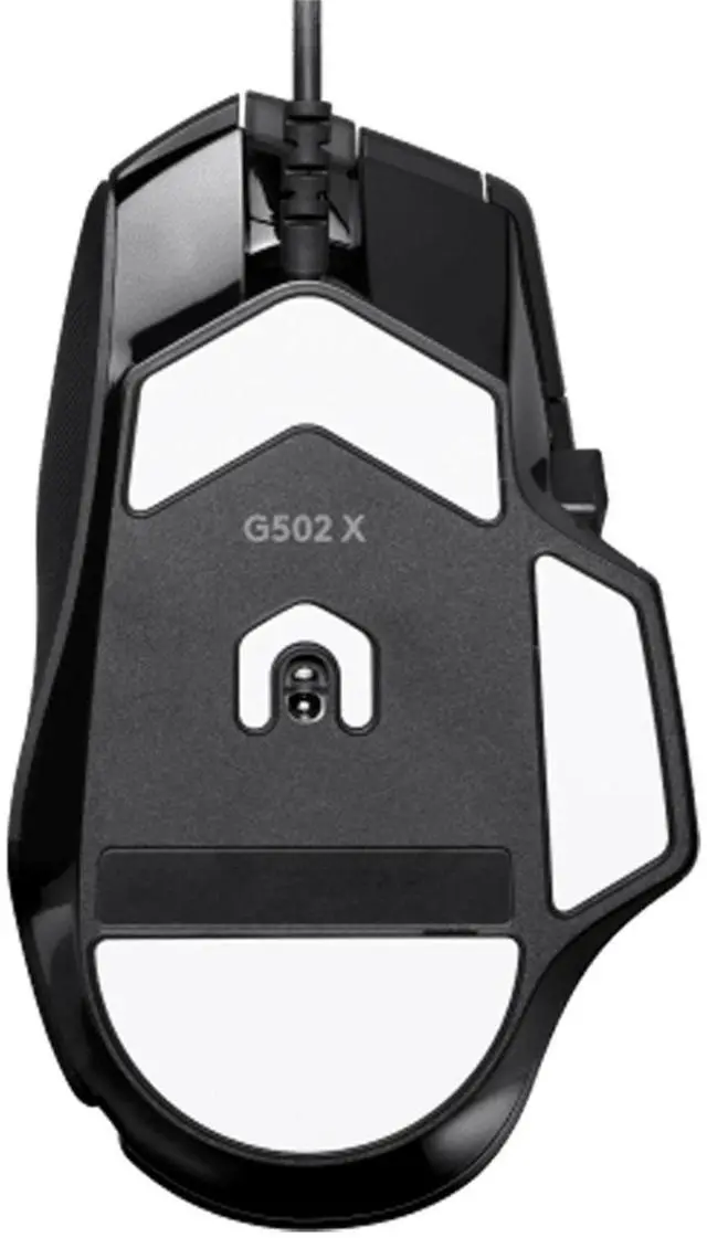 Alt view image 5 of 7 - Logitech (G) G502X  wired Gaming Mouse,  RGB with Weighted Macro Programming, 25600DPI, 13 buttons,  Laptop Big Hand Mouse,for Windows® 7 or later/macOS 10.11 or later/ChromeOS, black