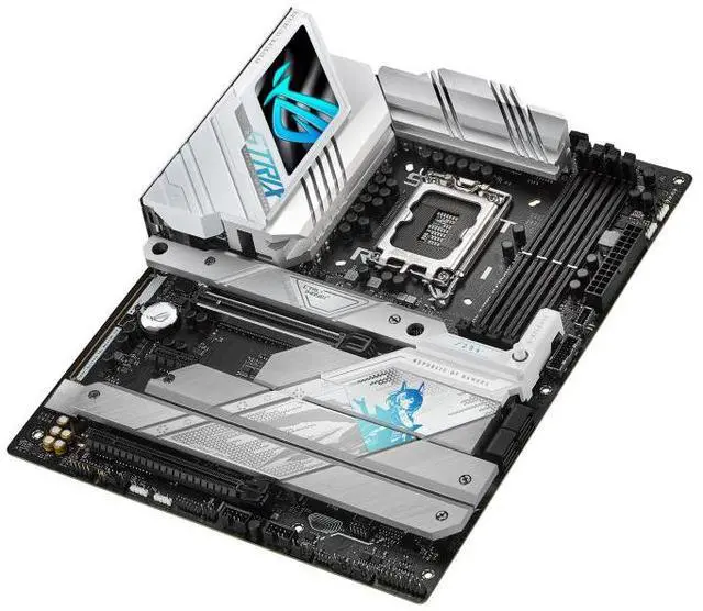 Alt view image 3 of 7 - ASUS ROG Strix Z790-A Gaming WiFi S Motherboard, Z790 LGA 1700 ATX Motherboard, Advanced AI PC-ready, 16+1+2stages, DDR5, WiFi 7, 3x PCIe® 5.0 M.2, USB Type-C®, AI Overclocking/Cooling/AURA SYNC light