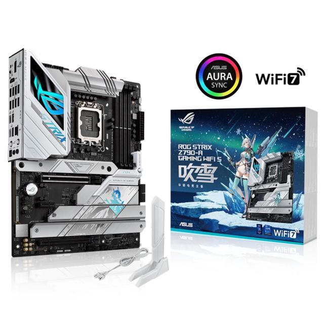 Main image of ASUS ROG Strix Z790-A Gaming WiFi S Motherboard, Z790 LGA 1700 ATX Motherboard, Advanced AI PC-ready, 16+1+2stages, DDR5, WiFi 7, 3x PCIe® 5.0 M.2, USB Type-C®, AI Overclocking/Cooling/AURA SYNC light