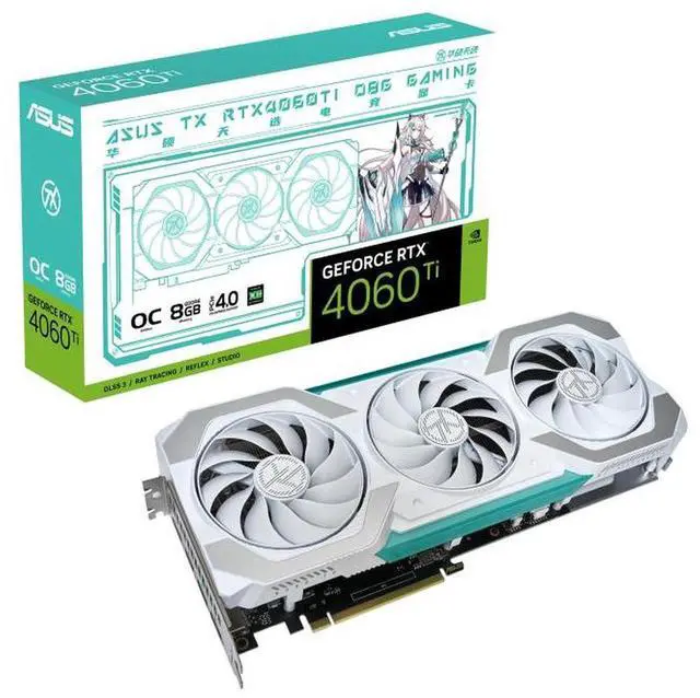 Alt view image 7 of 7 - ASUS TX Gaming GeForce RTX 4060 Ti OC Gaming Graphics Card (PCIe 4.0, 8GB GDDR6, DLSS 3, HDMI 2.1a, DisplayPort 1.4a) TX-RTX4060TI-O8G-GAMING