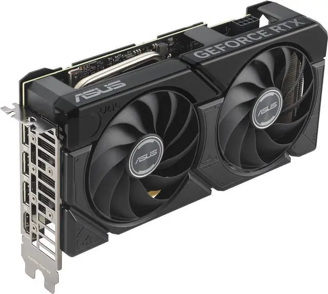 Alt view image 4 of 7 - ASUS Dual GeForce RTX 4060 Ti EVO OC Edition 8GB GDDR6 (PCIe 4.0, 8GB GDDR6, DLSS 3, HDMI 2.1a, DisplayPort 1.4a, Axial-tech fan design, 0dB technology, Auto-Extreme Technology) DUAL-RTX4060TI-O8G-EVO