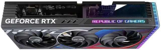Alt view image 2 of 7 - ASUS ROG Strix GeForce RTX 4060 Ti OC Edition Gaming Graphics Card (PCIe 4.0, 8GB GDDR6, DLSS 3, HDMI 2.1, DisplayPort 1.4a) ROG-STRIX-RTX4060TI-O8G-GAMING