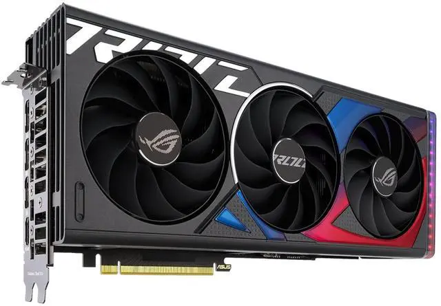 Alt view image 3 of 7 - ASUS ROG Strix GeForce RTX 4060 Ti OC Edition Gaming Graphics Card (PCIe 4.0, 8GB GDDR6, DLSS 3, HDMI 2.1, DisplayPort 1.4a) ROG-STRIX-RTX4060TI-O8G-GAMING