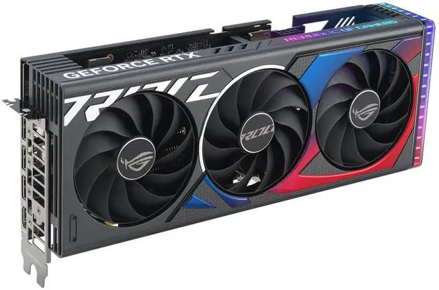 Alt view image 5 of 7 - ASUS ROG Strix GeForce RTX 4060 Ti OC Edition Gaming Graphics Card (PCIe 4.0, 8GB GDDR6, DLSS 3, HDMI 2.1, DisplayPort 1.4a) ROG-STRIX-RTX4060TI-O8G-GAMING